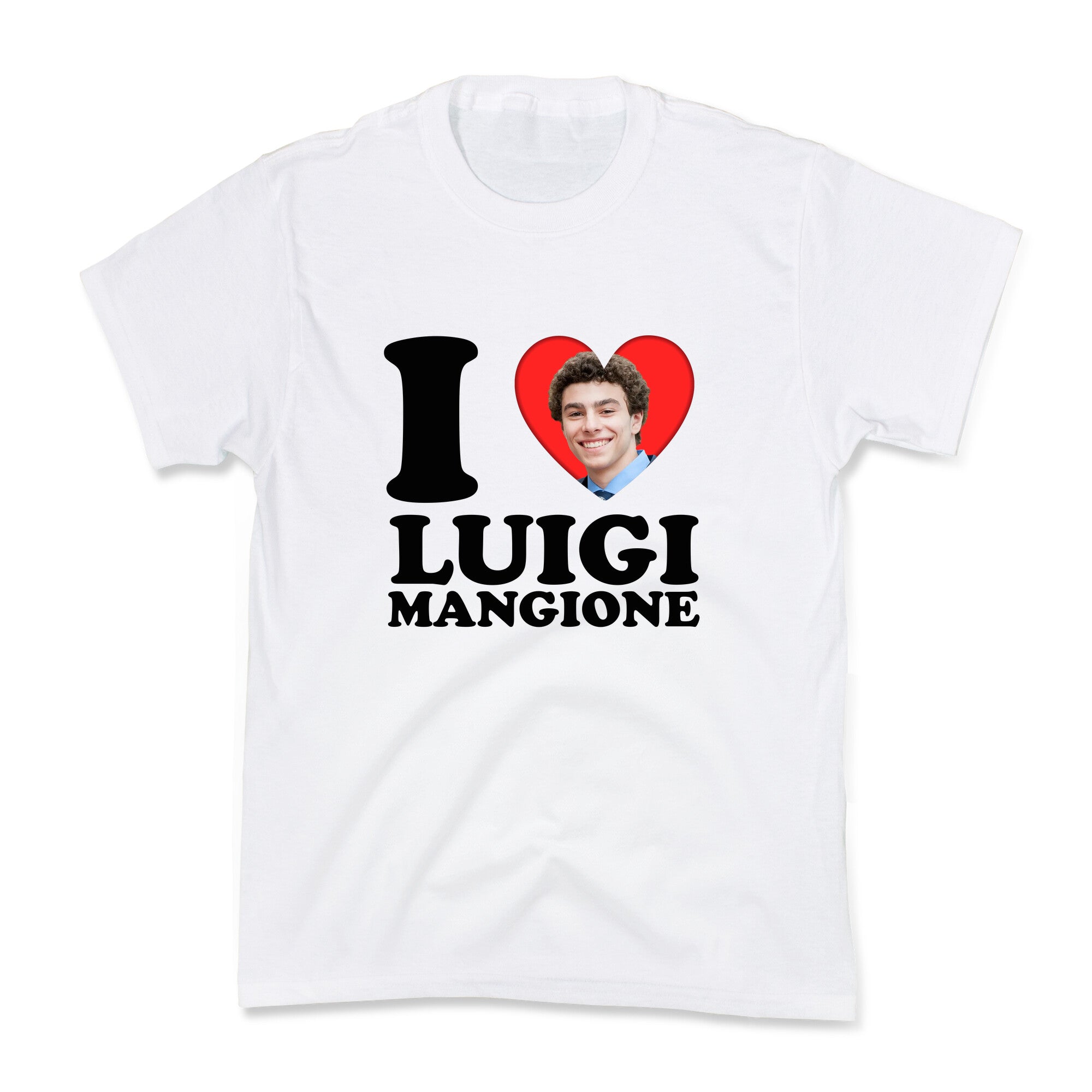 I Heart Luigi Mangione Kids Tee